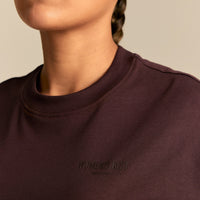 Comfort Athletic Club Cropped T-Shirt | Cafe Noir (3/6)