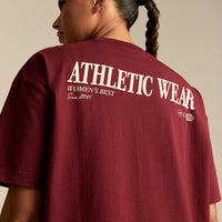 Comfort Athletic Club Oversized T-Shirt | Oxford Red (3/6)