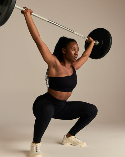 Power Seamless Scrunch Leggings | Black