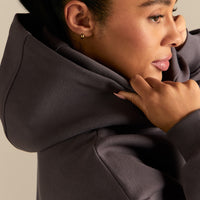 Comfort Oversized PWR Hoodie | Slate Grey
