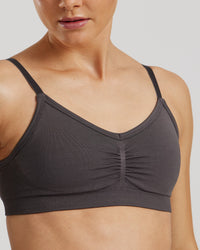 Define 2.0 Seamless Scrunch Bralette | Graphite