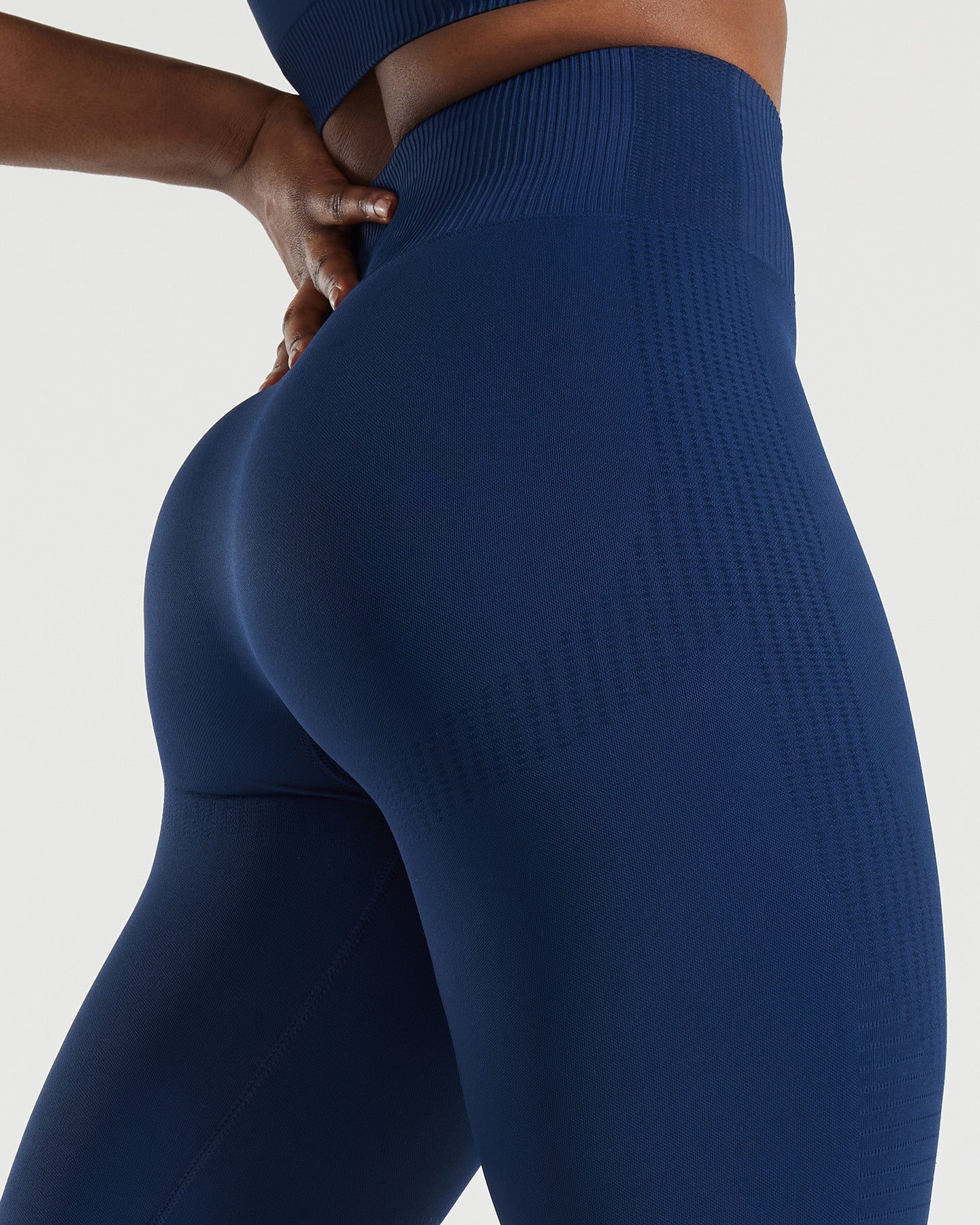 Power Seamless 7/8 Leggings | Sapphire Blue