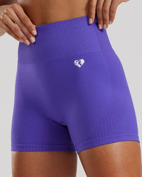 Power Seamless Shorts | Purple Flash