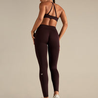 Define 2.0 Seamless Scrunch Leggings | Cafe Noir
