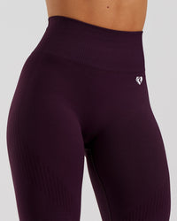 Power Seamless Leggings | Midnight Plum