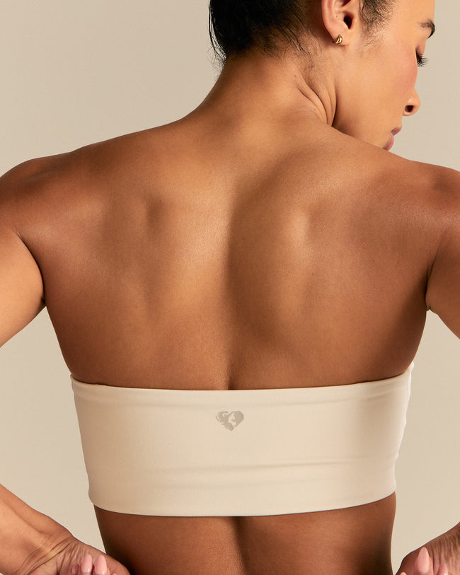 Essential Bandeau Convertible Bra | Coconut White