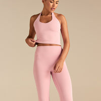 Essential Halter Tank | Sweet Pink