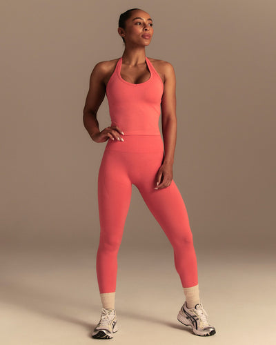 Define 2.0 High Waist Scrunch Leggings | Sunlit Coral