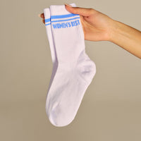 Premium Crew Stripe Socks (3PK) | True Red/Chambray Blue/Black