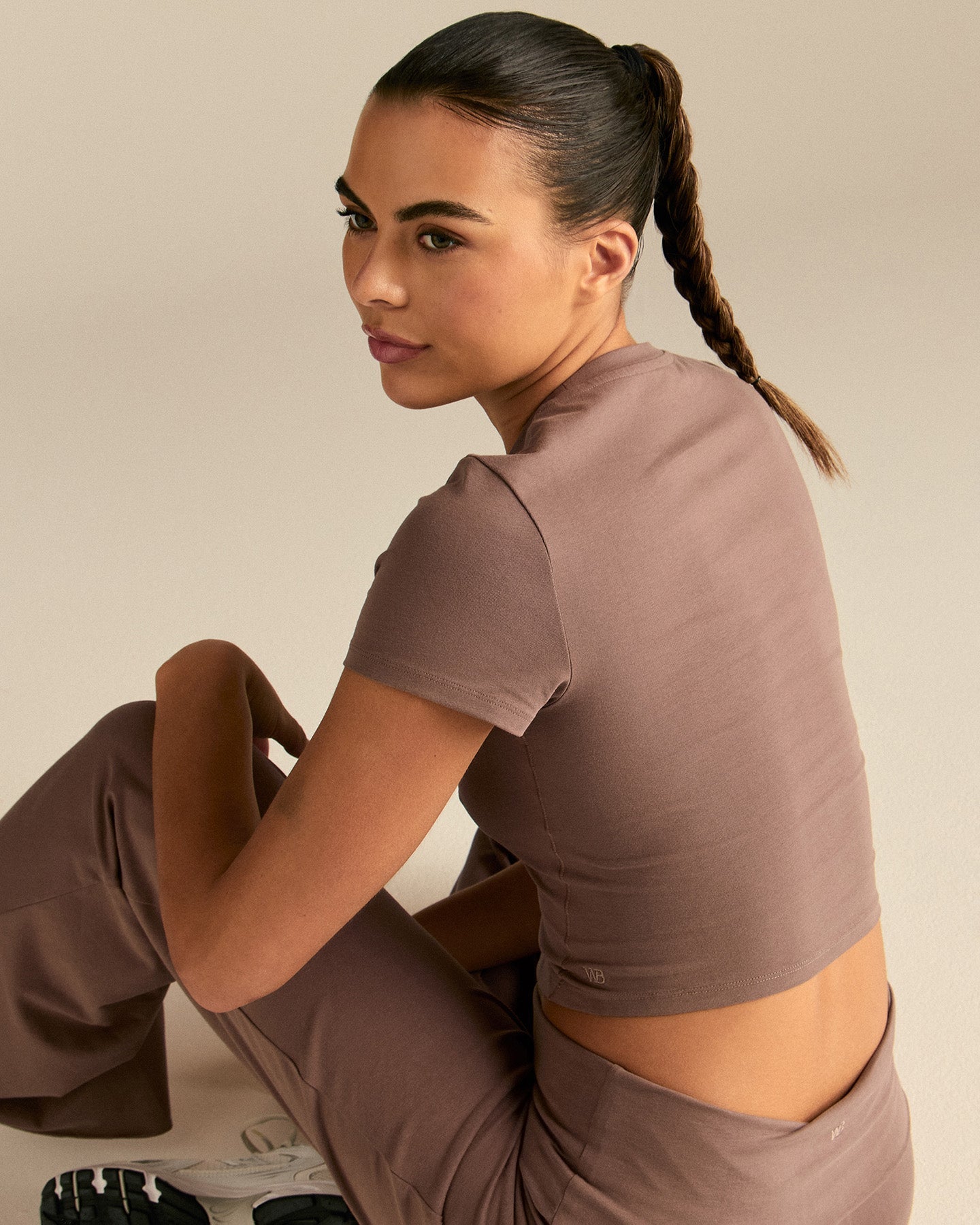 Cotton Contour Short Sleeve T-Shirt | Mocha