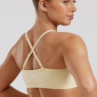 Define 2.0 Seamless Scrunch Bralette | Vanilla