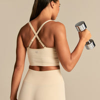 Power Built-In Bra Tank | Off White (4/6)