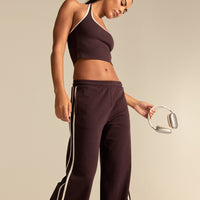 Comfort Lightweight Contrast Joggers | Cafe Noir (4/6)