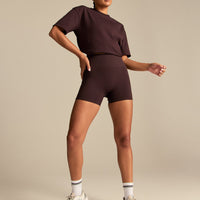Comfort Athletic Club Oversized T-Shirt | Cafe Noir (4/6)