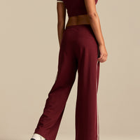 Comfort Lightweight Contrast Joggers | Oxford Red (4/6)