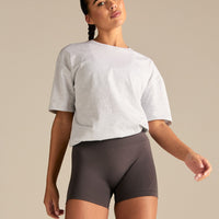 Comfort PWR Oversized Short Sleeve T-Shirt | Light Grey Marl