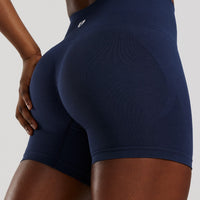 Define 2.0 Seamless Scrunch 4" Shorts | Sapphire Blue