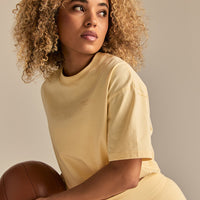 Comfort WB Logo Oversized Short Sleeve T-Shirt | Buttercup