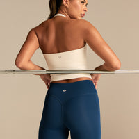 Essential Halter Tank | Coconut White