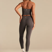 Essential Halter Tank | Slate Grey