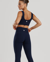 Essential Mini Flared Leggings | Sapphire Blue