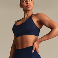 Define 2.0 Cross Back Bra | Sapphire Blue