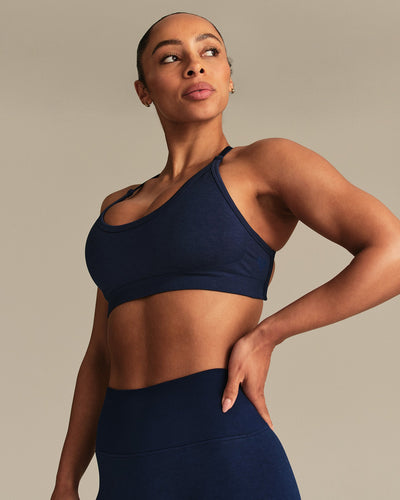 Define 2.0 Cross Back Bra | Sapphire Blue