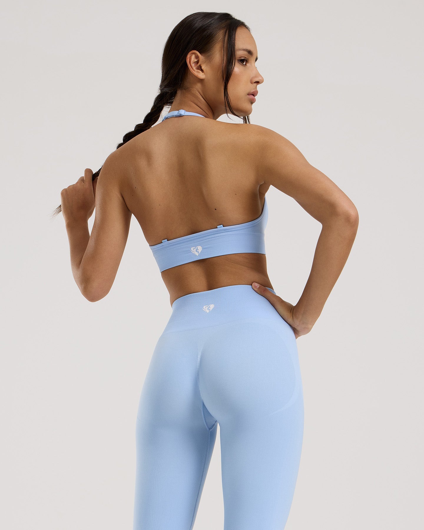 Define 2.0 Seamless Halter Neck Bra | Airy Blue