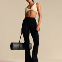 Power High Waist Flared Leggings | Black (6/6)