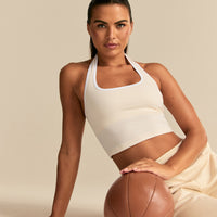 Comfort Halter Tank | Off White (6/6)