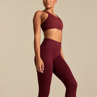 Power Adjustable Sports Bra | Oxford Red (6/6)