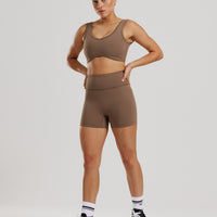 Essential High Waist Shorts | Caribou