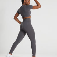 Power Seamless 7/8 Leggings | Graphite