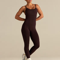 Define 2.0 Seamless Scrunch Adjustable Unitard | Cafe Noir