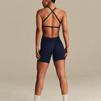 Define 2.0 Cross Back Bra | Sapphire Blue