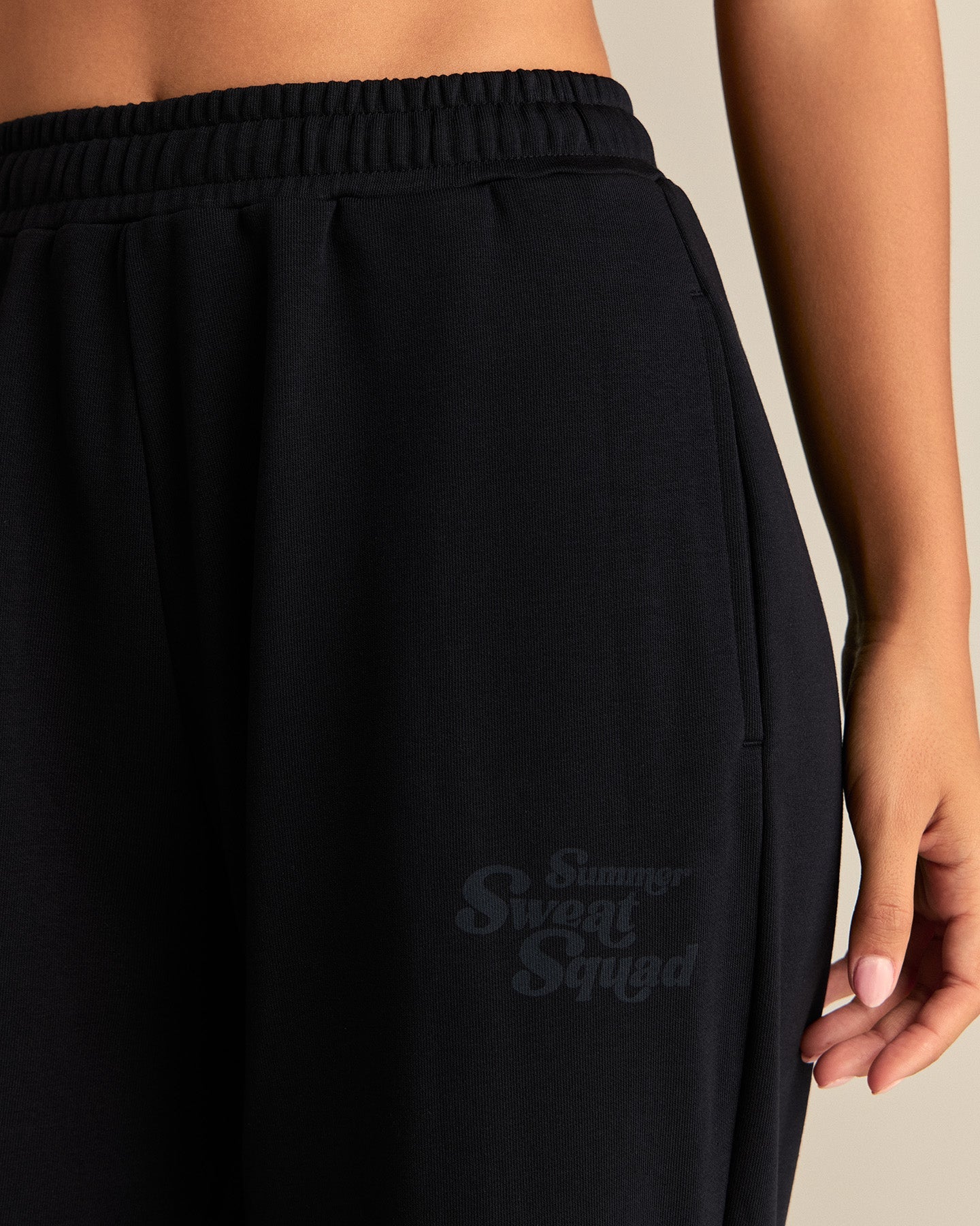 Comfort Lightweight Sweat Squad Joggers | Black