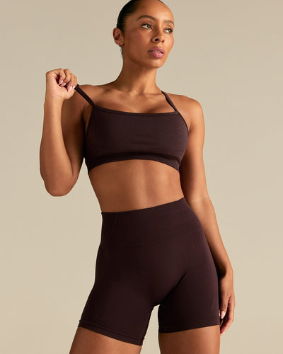 Define 2.0 Seamless Racer Back Bra | Cafe Noir