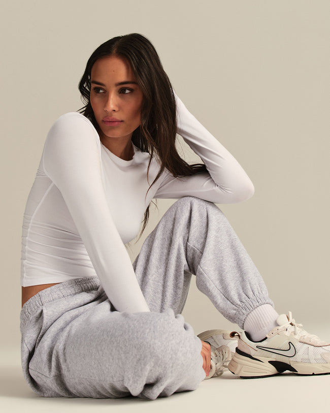 Comfort Joggers | Silver Grey Marl