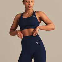 Power Seamless Scrunch Leggings | Sapphire Blue