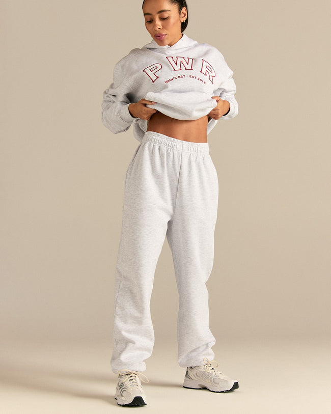 Comfort Joggers | Light Grey Marl