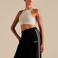 Comfort Lightweight Contrast Joggers | Black