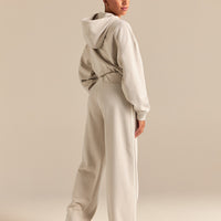 Comfort Lightweight Contrast Joggers | Stone