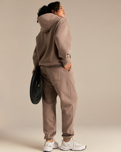 Comfort Sports Club Joggers | Taupe Grey