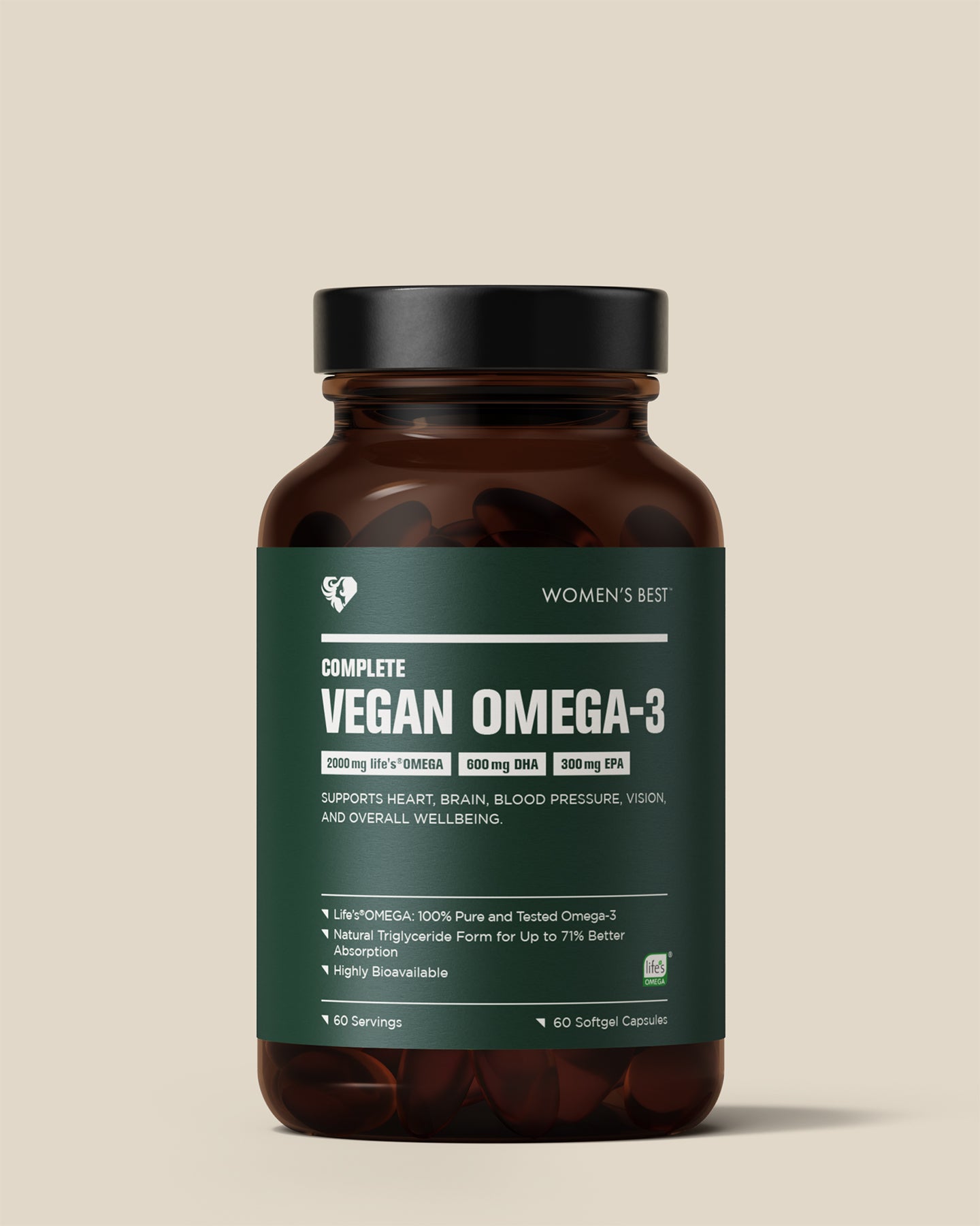 Complete Vegan Omega-3 Kapseln (2000mg)