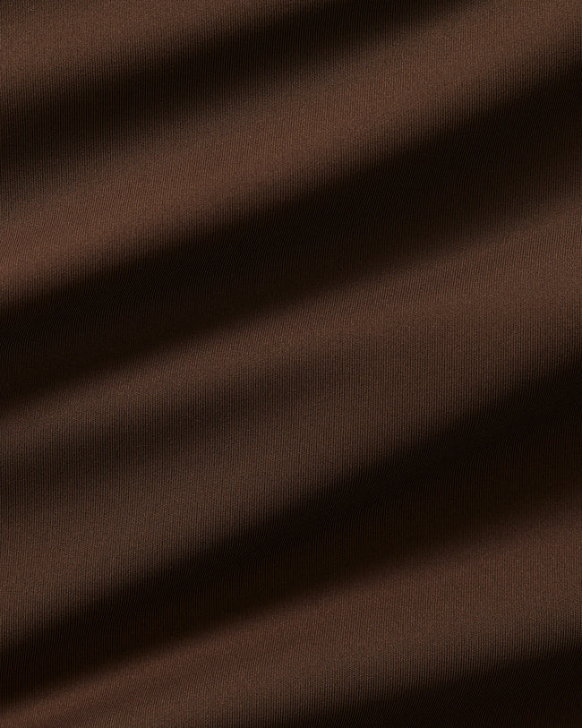 Essential Built-In Bra Crop Tank Top | Cocoa