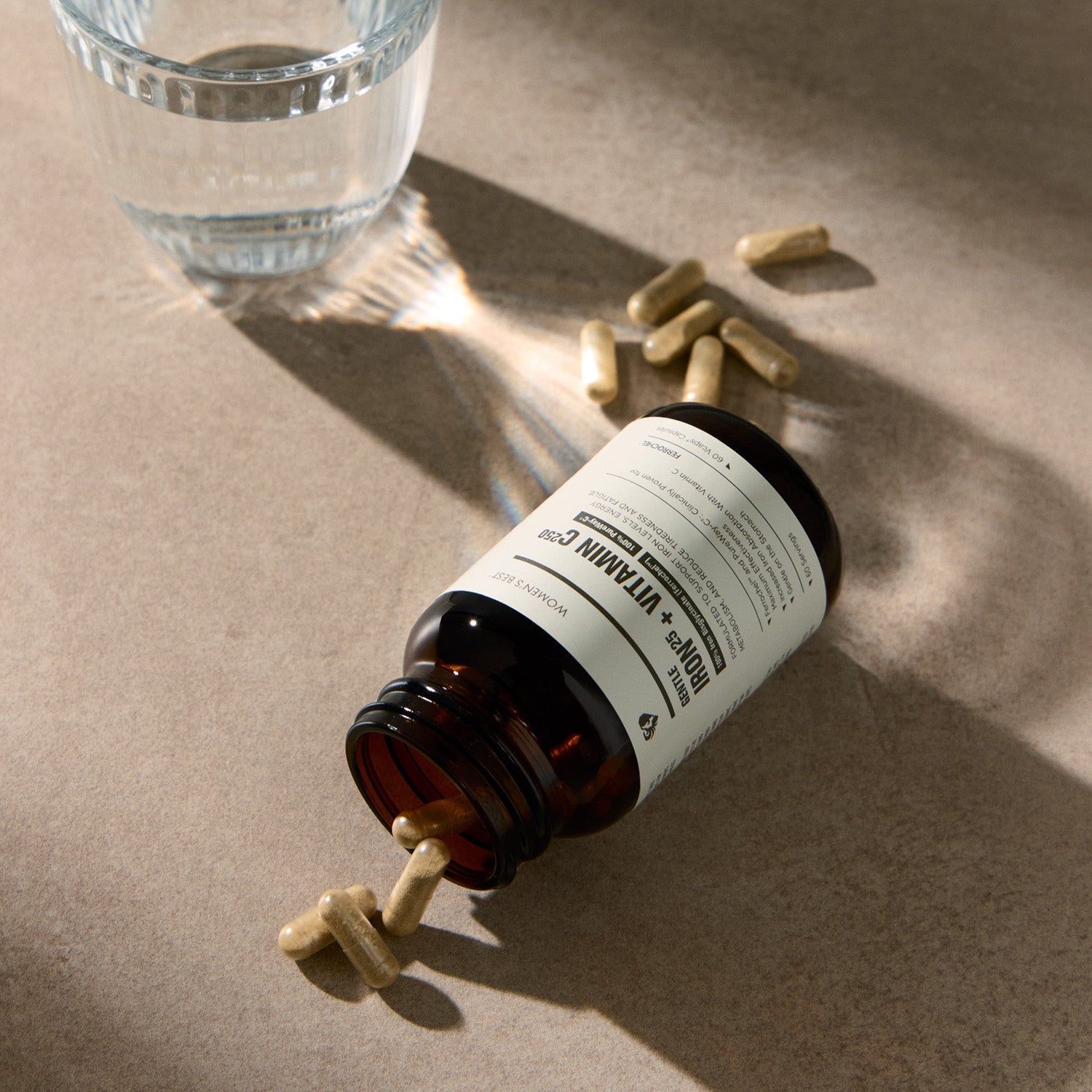 Gentle Eisen + Vitamin C Kapseln (25mg)