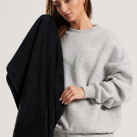 Large Sweat Towel | Black