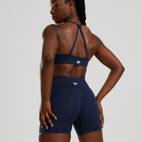 Define 2.0 Seamless Halter Neck Bra | Sapphire Blue