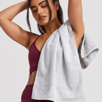 Small Sweat Towel | Silver Grey