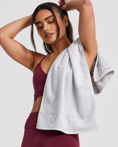 Small Sweat Towel | Silver Grey